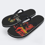 Unisex Retro PET SEMATARY Print - Flip Flops