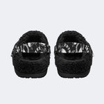 Gothic Punk Skate Art - Fur Lined Slippers/Sandals