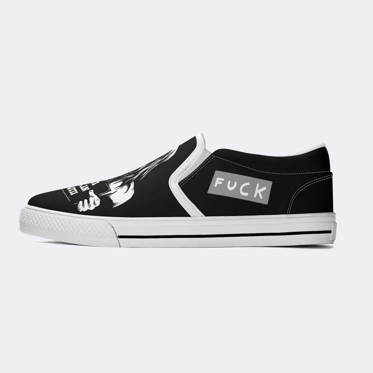 Tutti F*ckin Frutti Graphic Unisex Classic Print - Slip On Shoes