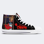 Unisex Vintage Horror Graphic - High Top Canvas