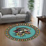 Retro Black Panther Print - Floor Mat