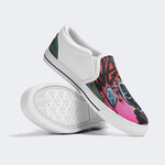 Unisex Punk Rabbit Skull Print - Slip On Shoes