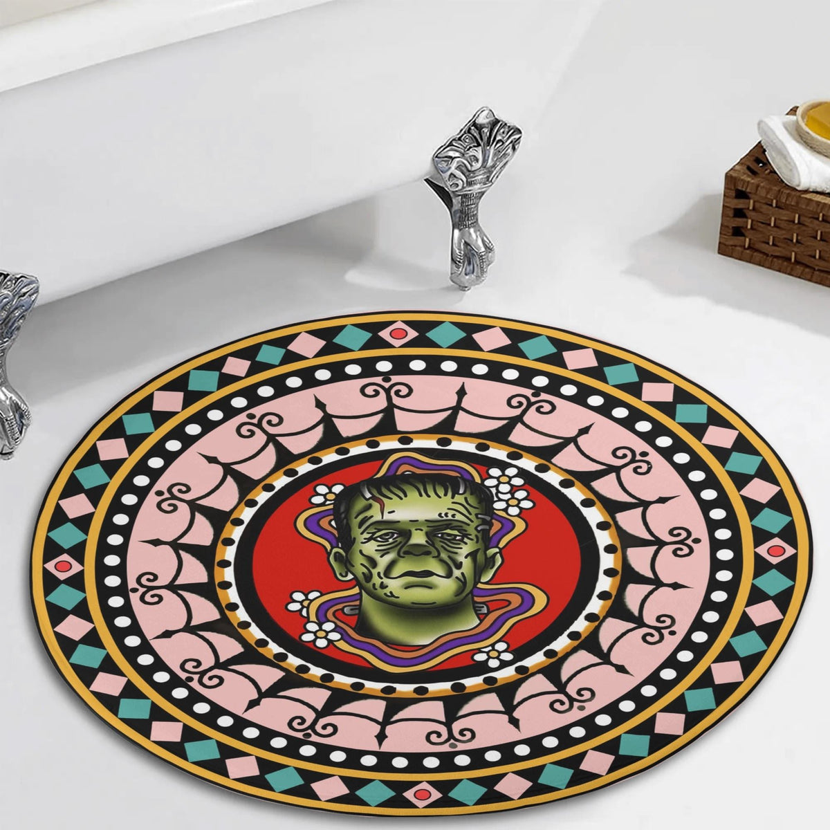 Green Devil print - Floor Mat