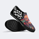 Day of the Dead Pattern - Slip On Shoes