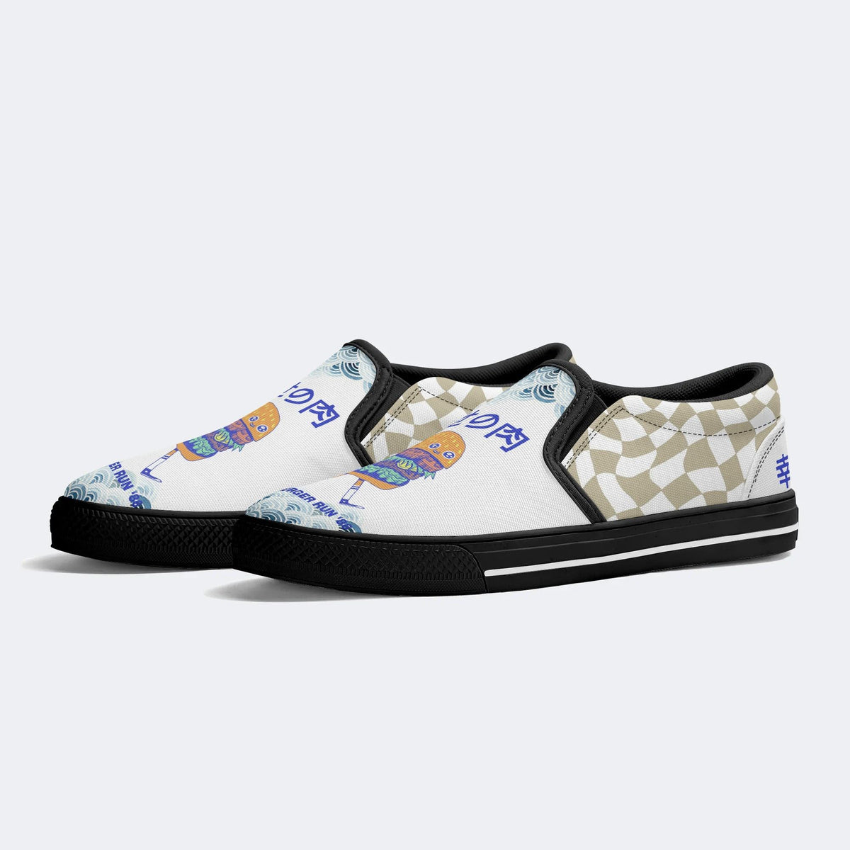 Burgerman Print - Slip On Shoes