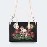 Skull Mushroom Spider Lily Print Handbag Factory Direct Sales