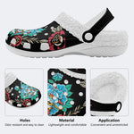 Tang Lion Art Print - Fur Lined Slippers/Sandals