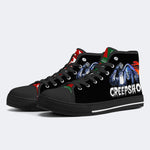 Horror Movie Vintage Graphic Print - High Top Canvas