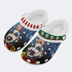 Unisex Horror Print - Fur Lined Slippers