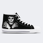 Horror Totenkopf Druck - High Top Canvas