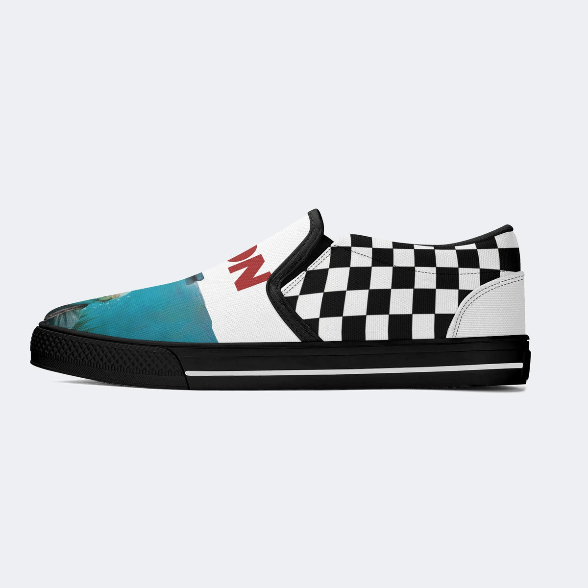 Unisex Jason Print - Slip On Shoes