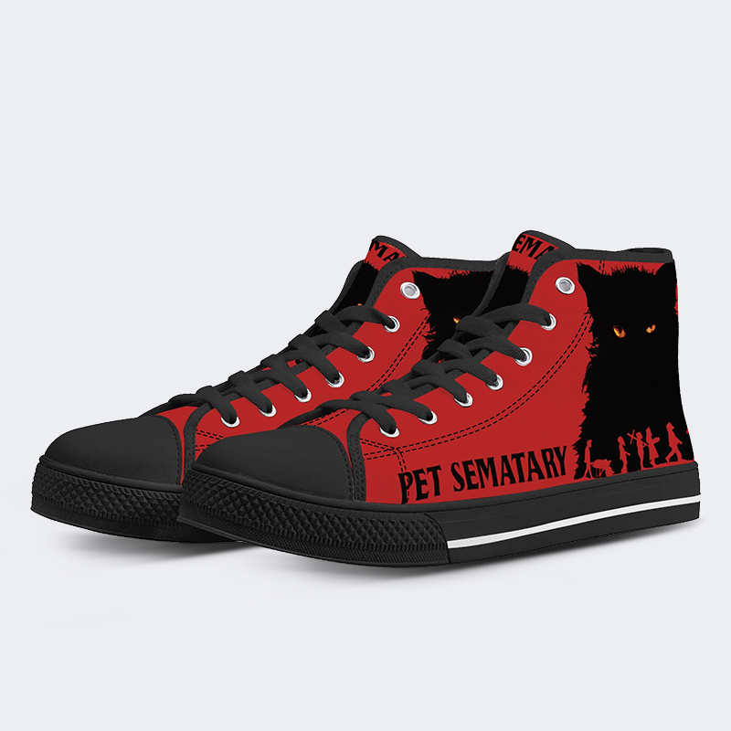 Horrorfilm-Haustier - High Top Canvas