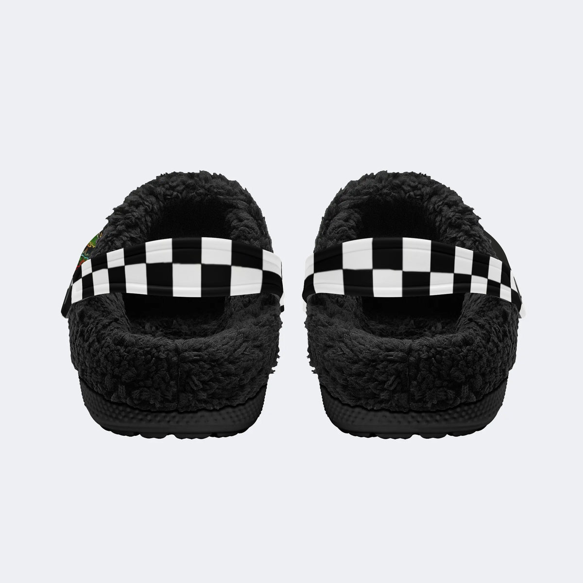 Horror Movie Graphic - Fur Lined Slippers