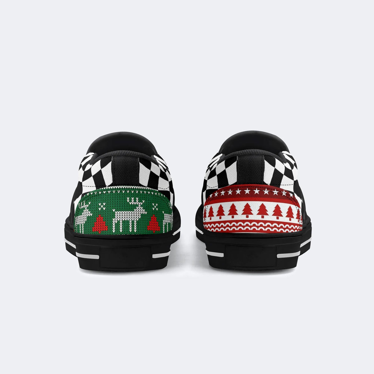 Horror Movie Vintage Graphic Print - Slip On Shoes