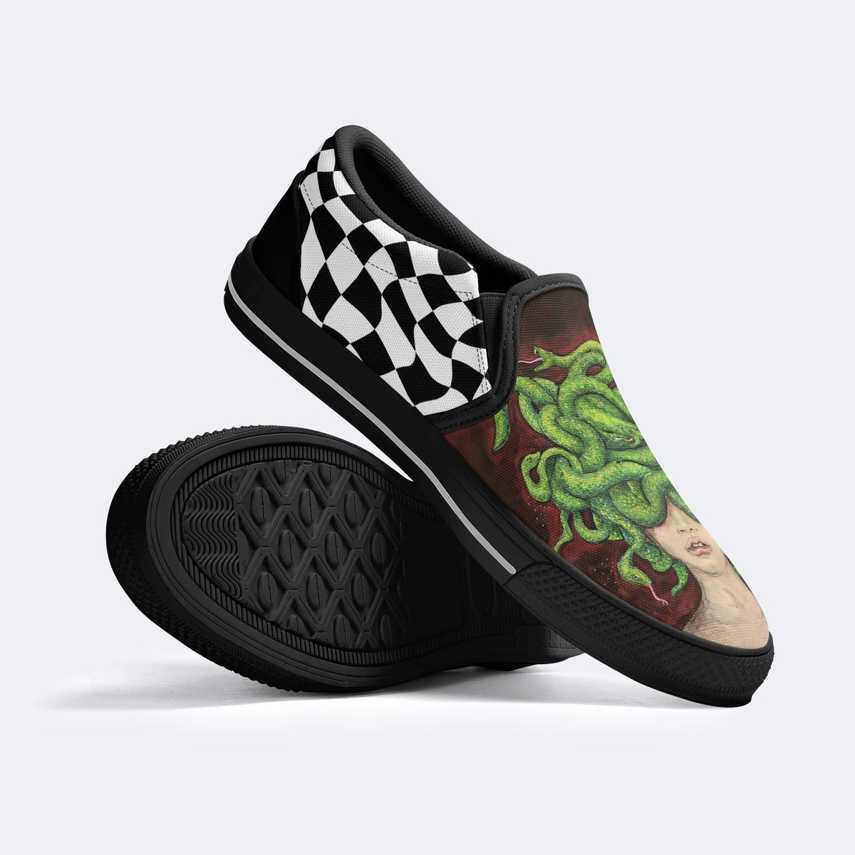 Medusa Print - Slip On Shoes