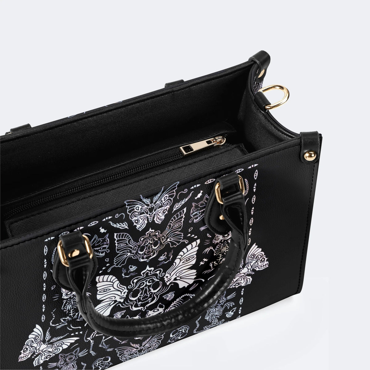 Traditional Tattoo Art Print - Leather Handbag