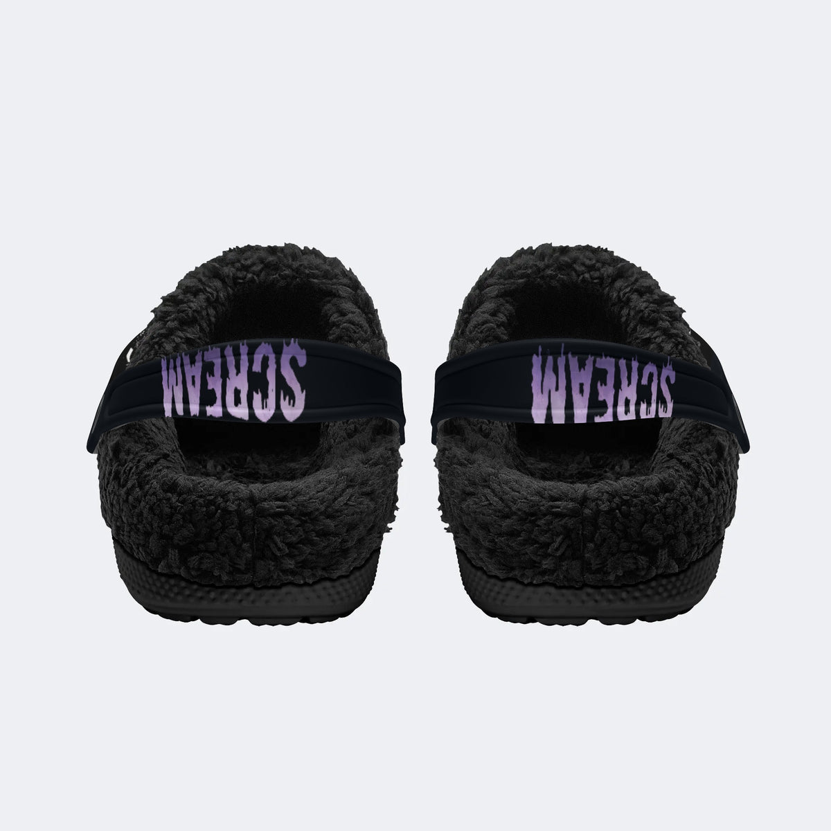 Horror Movie Graphic - Fur Lined Slippers