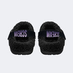 Horror Movie Graphic - Fur Lined Slippers