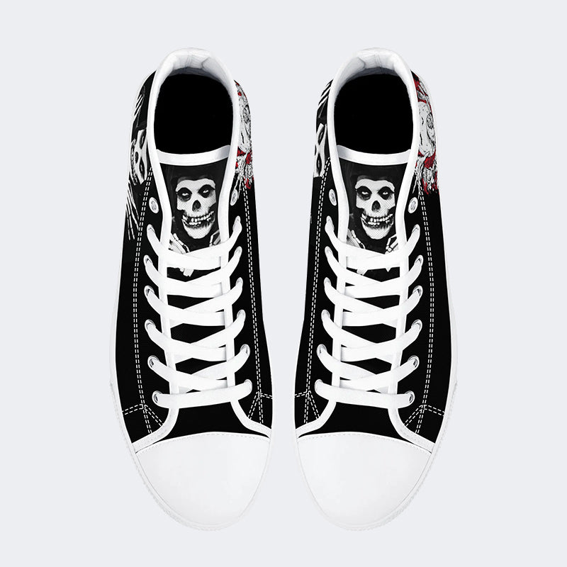 Horror-Druck - High Top Canvas