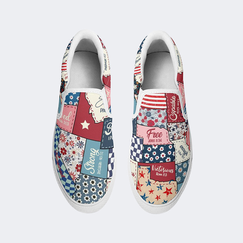 Unisex Art Print - Slip On Shoes