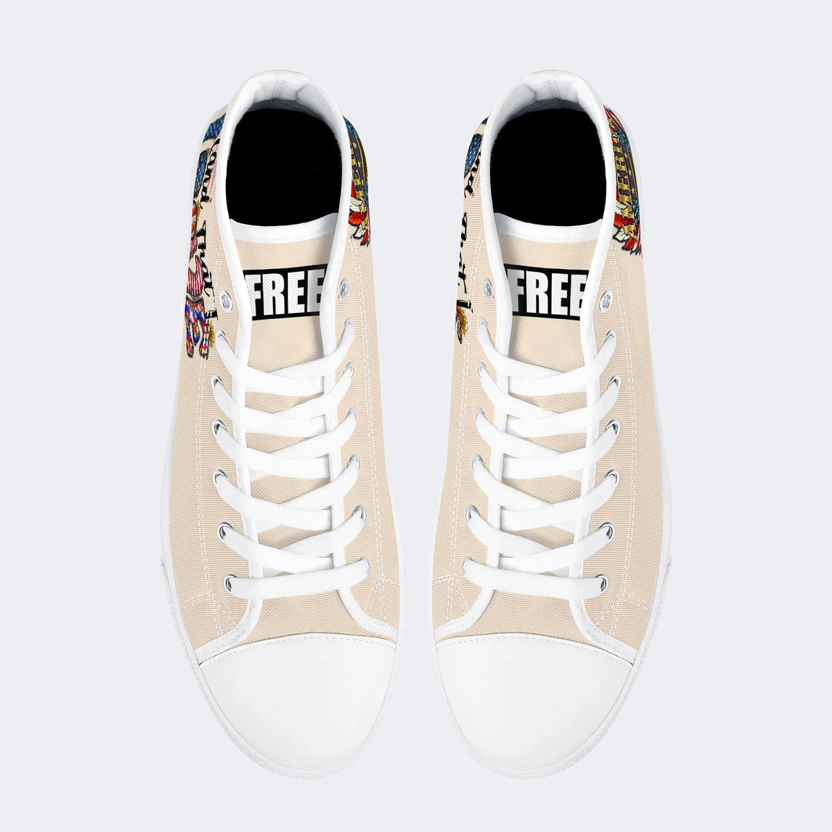 Flag Day High Top Canvas Shoes