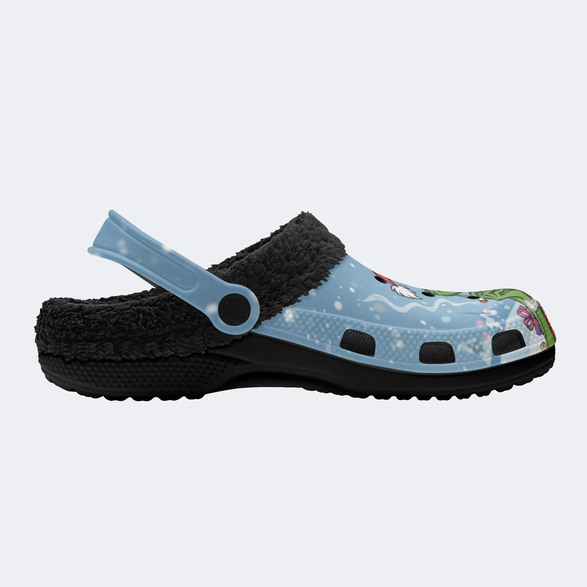 Gothmas Grinch Snow - Fur Lined Slippers/Sandals