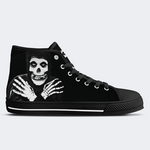 Horror Totenkopf Druck - High Top Canvas