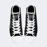 Unisex Vintage Horror Graphic - High Top Canvas