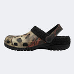 Fiery Skull - Fur Lined Slippers/Sandals