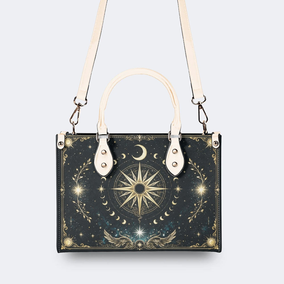 Star Compass Wing Print Handbag Factory Direct Sales
