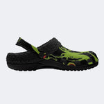 Toxic Swirl Demon - Fur Lined Slippers/Sandals