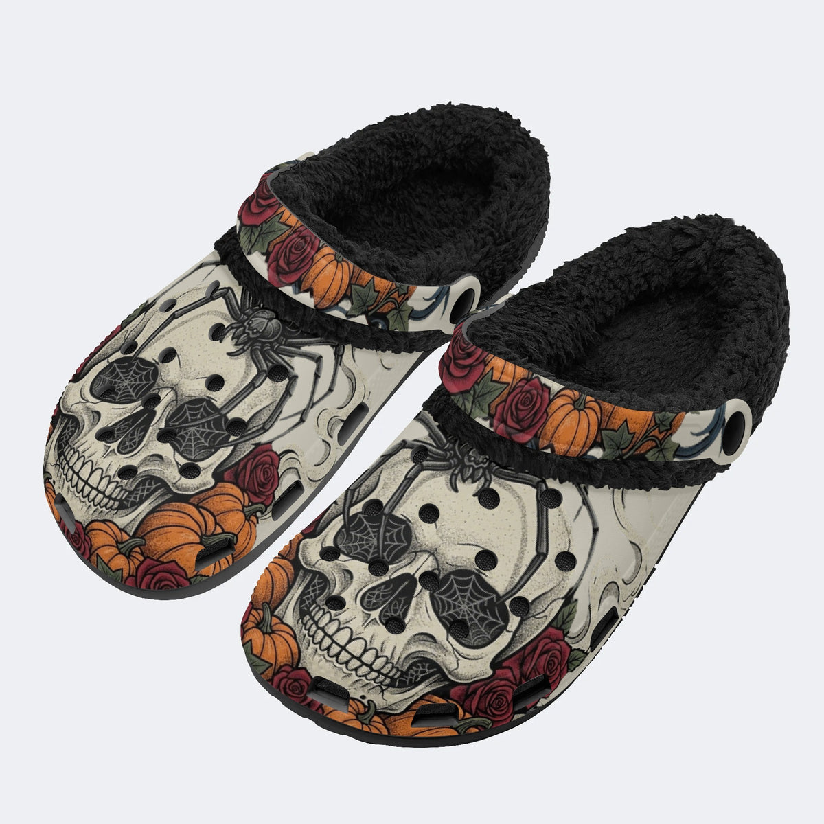 Haunted Harvest - Fur Lined Slippers/Sandals
