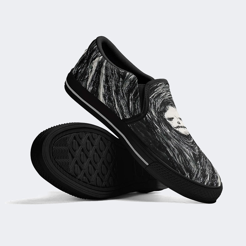 Unisex Horror Print - Slip On Shoes