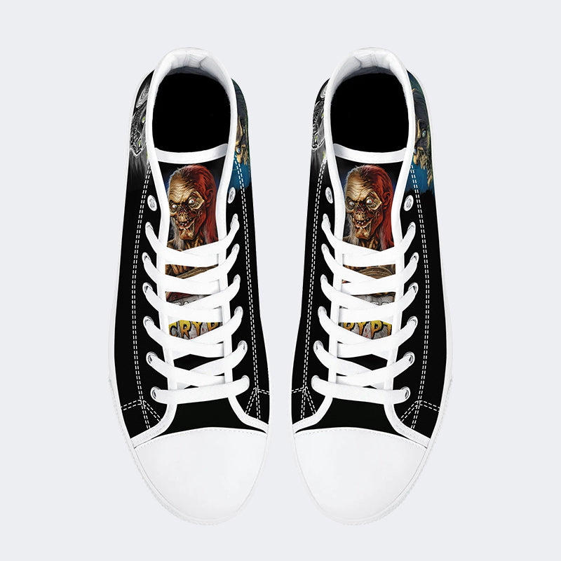 Unisex Horrorfilm-Druck - High Top Canvas