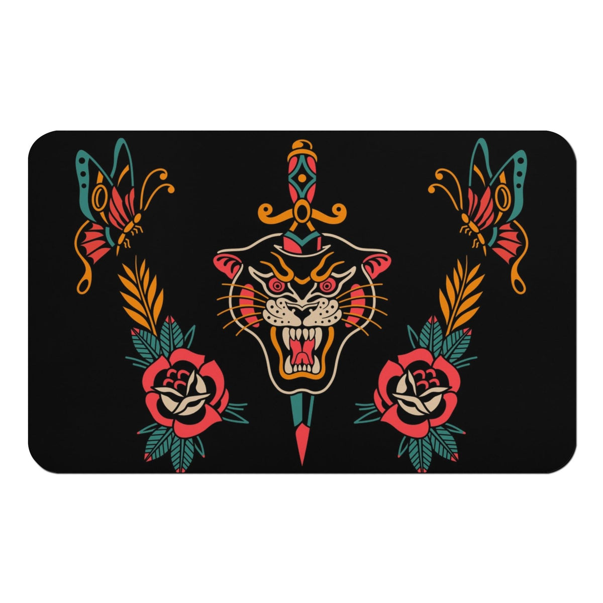 Unisex Tiger Print - Foot Pad