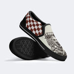 Retro Horror Print - Slip On Shoes