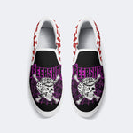 Unisex Horror Movie Graphic Print - Slip On Shoes