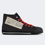 Unisex Horrorfilm-Druck - High Top Canvas