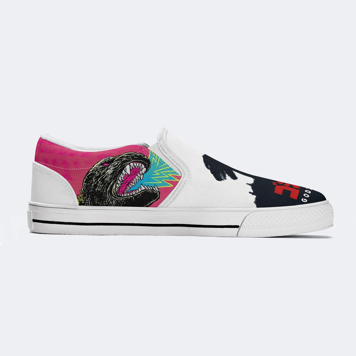 Monsters Print - Slip On Shoes