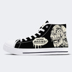 Unisex Tarman Totenkopf Druck - High Top Canvas