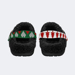 Unisex Horror Movie Print - Fur Lined Slippers/Sandals