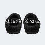 Street Graffiti - Fur Lined Slippers/Sandals