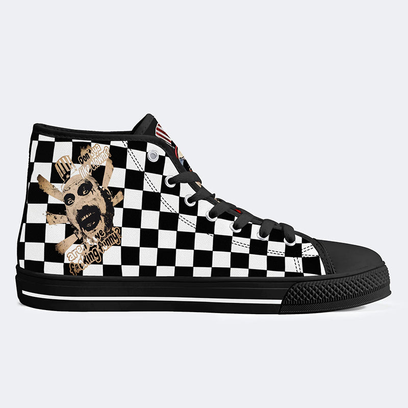 Horror-Druck - High Top Canvas