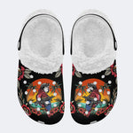 Tactical Parrot Print - Fur Lined Slippers/Sandals