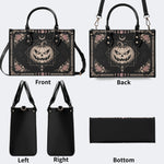 Pumpkin Rose Print Handbag Factory Direct Sales