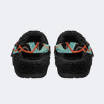 Green Snake Legend - Fur Lined Slippers/Sandals