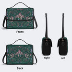 Wildflower Fairy Print - Leather Satchel Bag