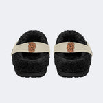 Gothic Snake Floral Rose - Fur Lined Slippers/Sandals
