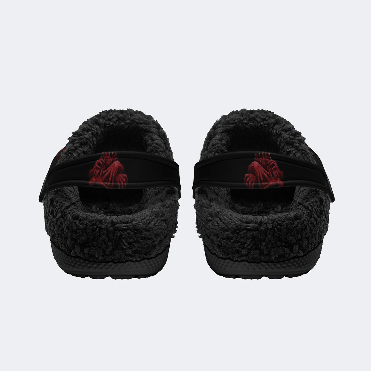 Horror Skeleton Hands - Fur Lined Slippers/Sandals