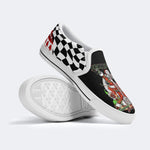 Horror Santa Claus Ghostface Print - Slip On Shoes